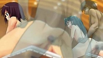 2D hentai school training
