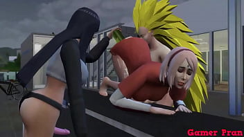 Naruto Hentai Episode 58 radio invites sakura they end up liking each other and fucking outdoors no matter who sees them