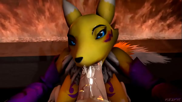 Renamon is always thinking about Sex. She’ll do it with anyone.