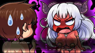 Give an Imp a chance [Hentai game PornPlay] Ep.2 succubus like demon getting her first human creampie
